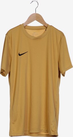NIKE Top & Shirt in M in Yellow: front