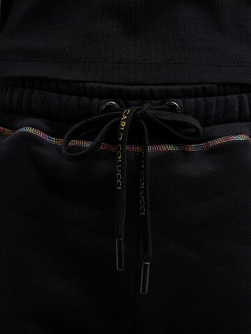 Carlo Colucci Regular Pants ' Deporta ' in Black