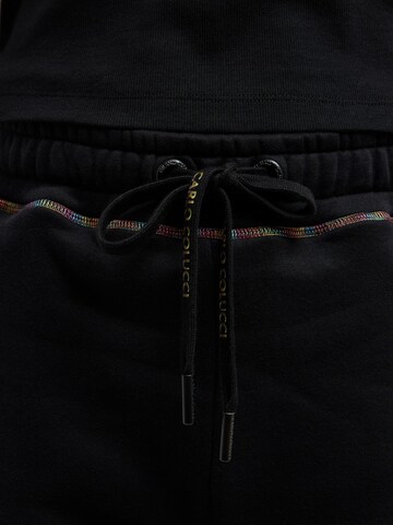 Regular Pantalon ' Deporta ' Carlo Colucci en noir