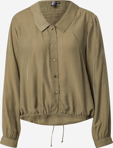 PIECES Blouse 'RAYSON' in Green: front