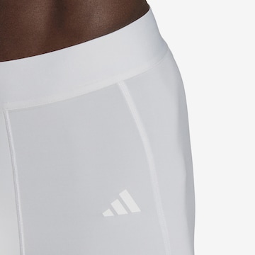 ADIDAS PERFORMANCE Skinny Workout Pants in White