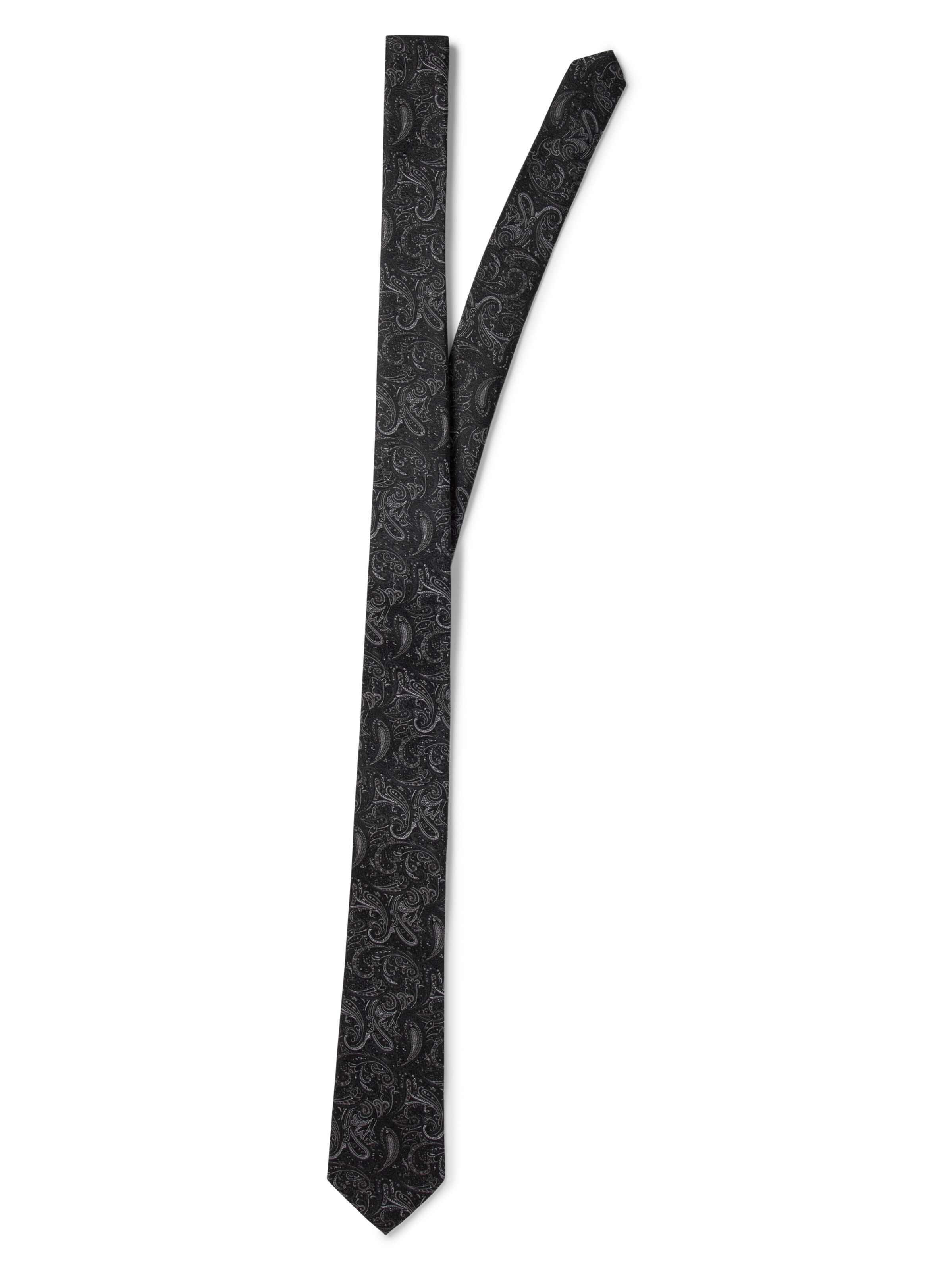 Andrew James Krawatte in Schwarz: Vorderseite