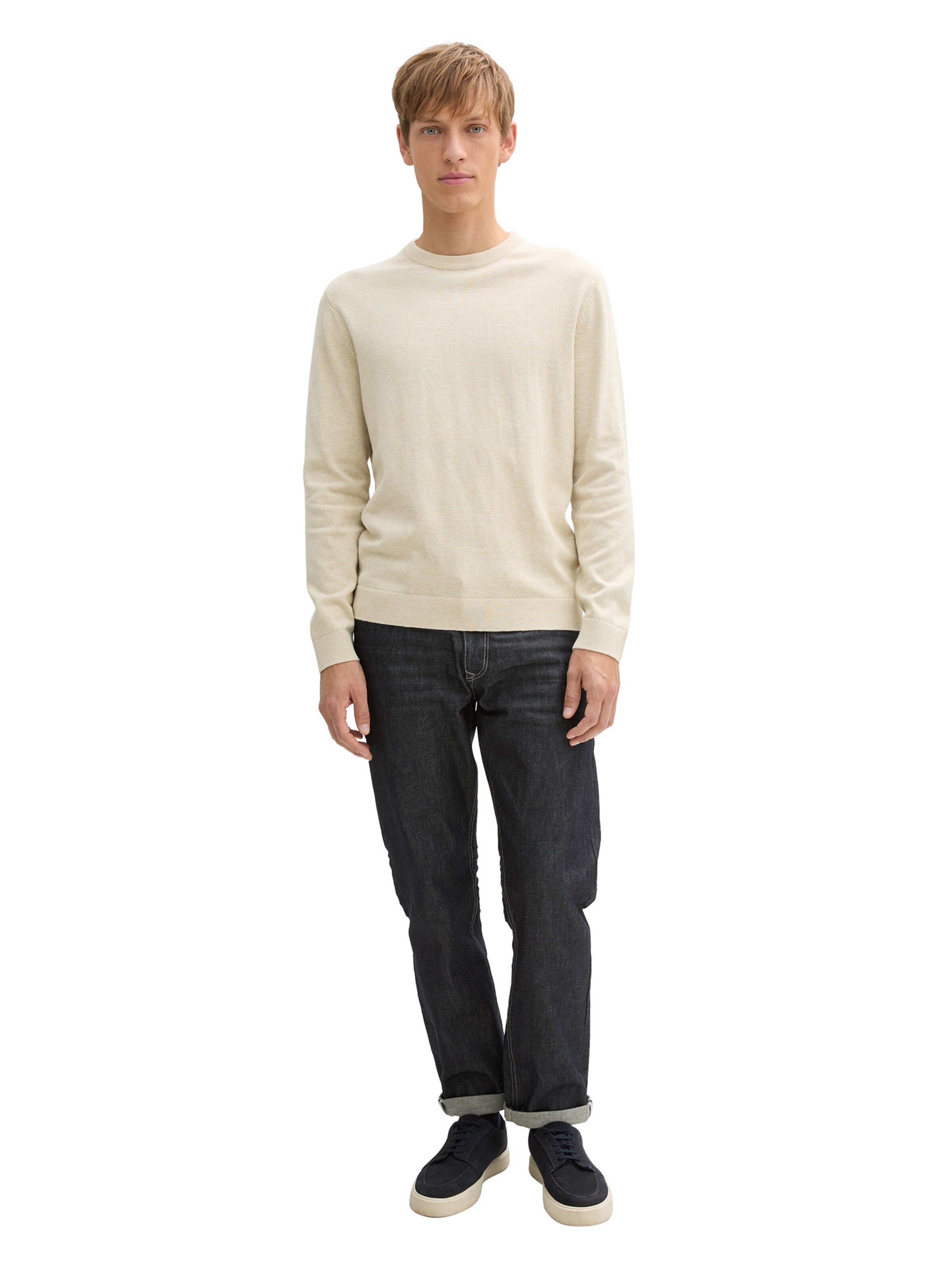 Pull-over TOM TAILOR en beige