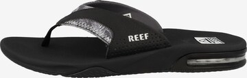 REEF Beach & Pool Shoes 'Fanning' in Black