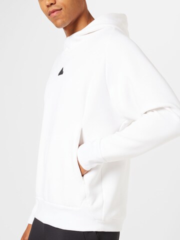 ADIDAS SPORTSWEAR Αθλητική μπλούζα φούτερ 'New Z.N.E. Premium' σε λευκό