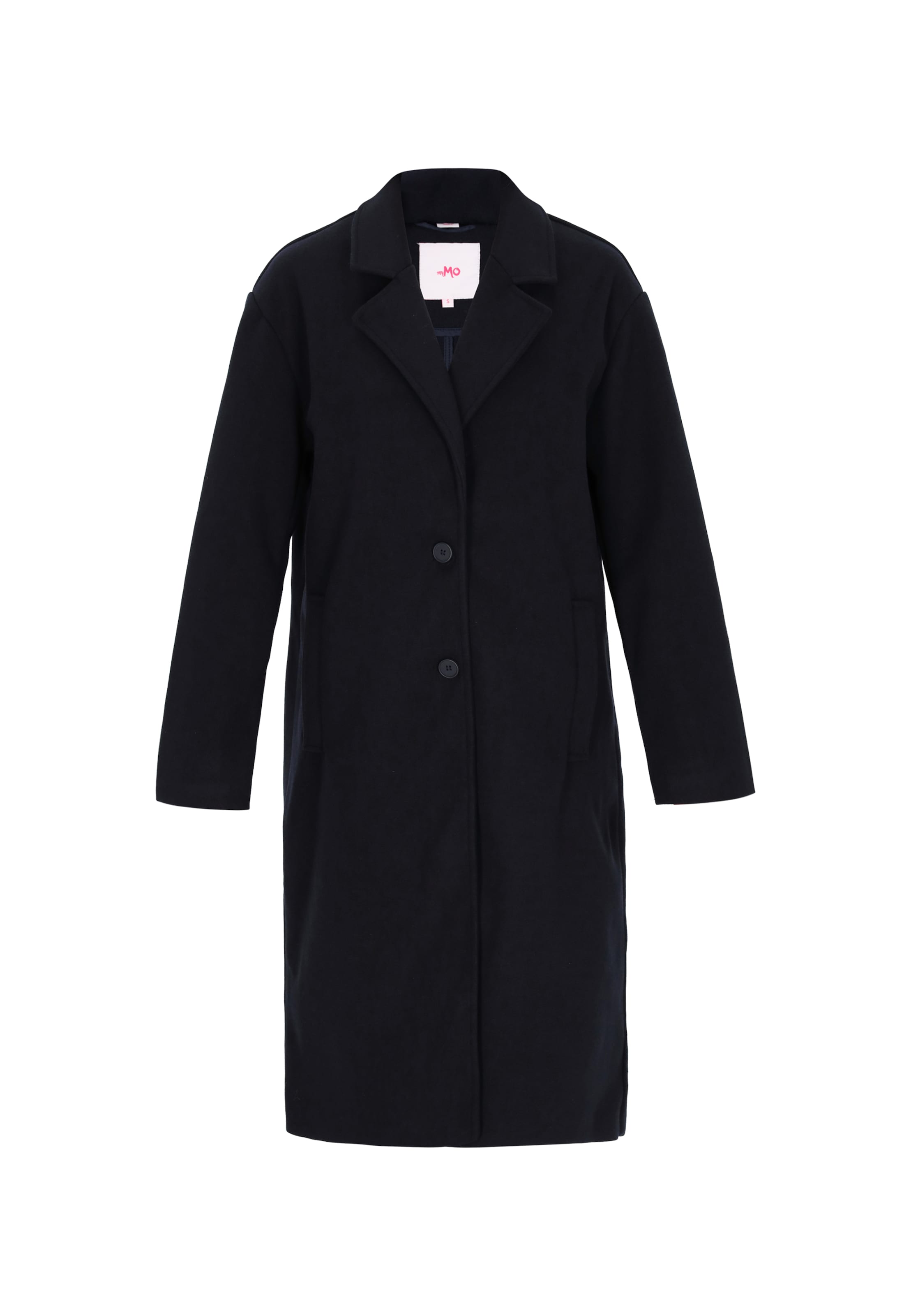MYMO Mantel in Schwarz: Vorderseite