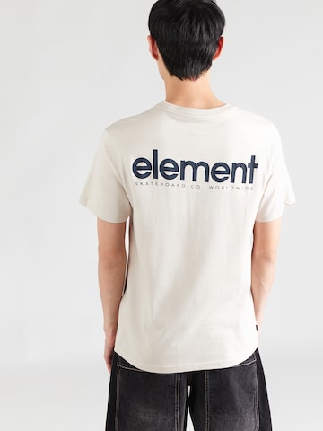 ELEMENT Тениска 'LOWCASE' в бежово: отпред