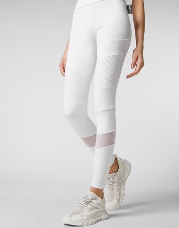Skinny Leggings Plein Sport en blanc