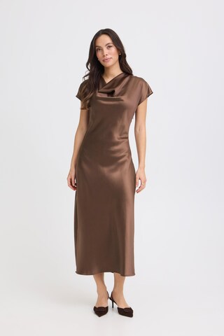 b.young Kleid 'BYIKRAM' in Braun: Vorderseite