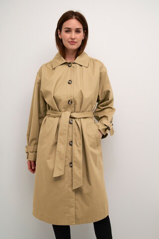 Kaffe Between-Seasons Coat 'Elise' in Beige: front