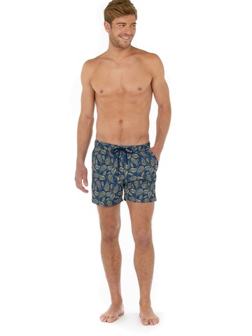 HOM Zwemshorts ' Abaco ' in Blauw