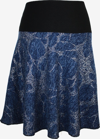 dunkle design Rock 'Feinstrick Glitzer' in Blau: Vorderseite