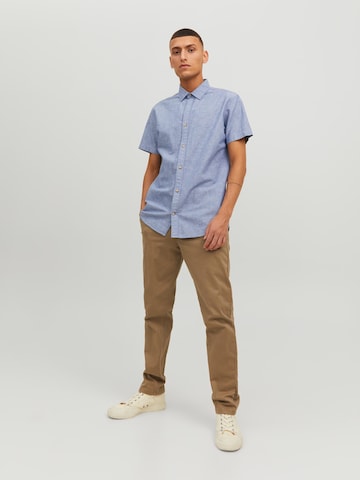 Coupe regular Chemise JACK & JONES en bleu