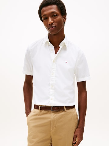 TOMMY HILFIGER Klasický střih Košile 'CORE FLEX' – bílá: přední strana