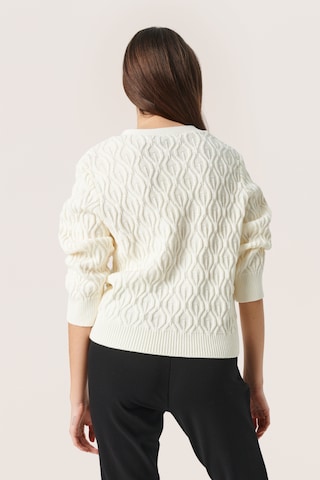 Cardigan SOAKED IN LUXURY en blanc