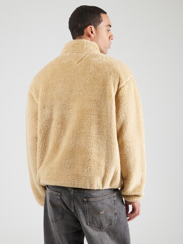 Tommy Jeans Fleece jacket in Beige