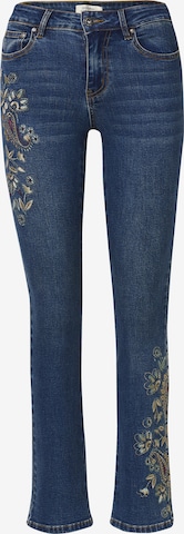 mėlyna KOROSHI Prigludęs Džinsai: priekis