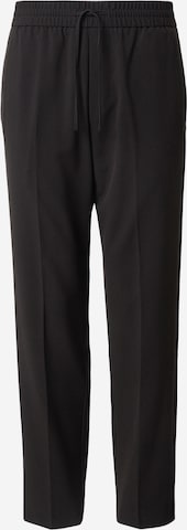 juoda Lindbergh Standartinis Kelnės su kantu: priekis