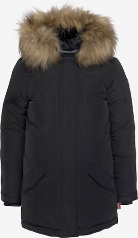 melns LONSDALE Ziemas jaka: no priekšpuses