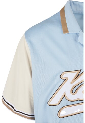 Karl Kani Regular fit Overhemd 'Varsity Block Baseball' in Blauw