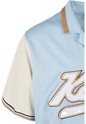 Regular fit Camicia 'Varsity Block Baseball' di Karl Kani in blu