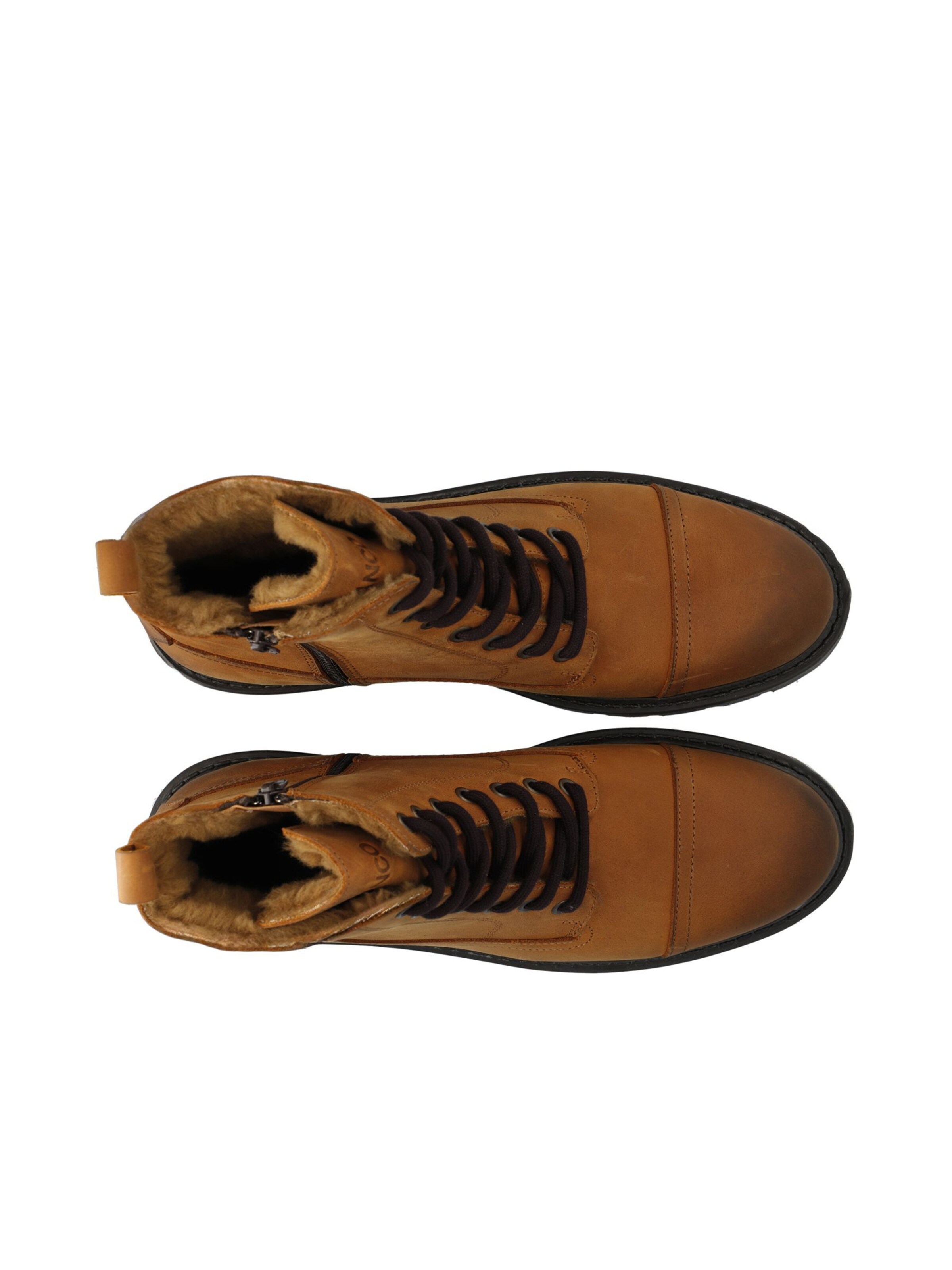 Bianco Lace-up boots 'Jeff' in Brown