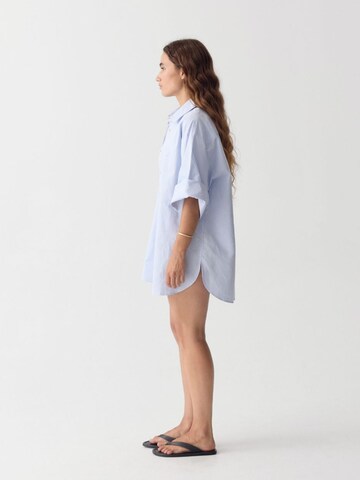 SEABASS Shirt 'Women Resort Shirt Soleil' in Blauw