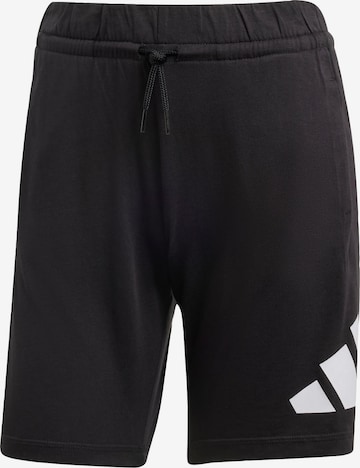 ADIDAS SPORTSWEAR - Pantalón deportivo 'Essentials' en negro: frente