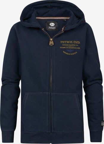 Petrol Industries Sweatjacke in Blau: predná strana