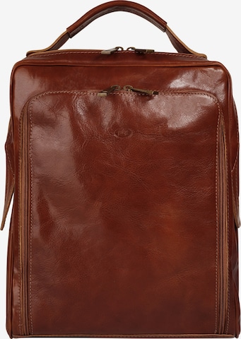 piké Rucksack in Braun: Vorderseite