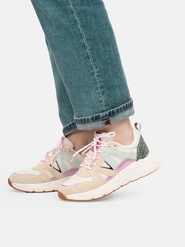 POSH by Poelman Sneakers laag 'Carocel' in Beige