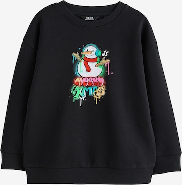Next Sweatshirt in Schwarz: Vorderseite