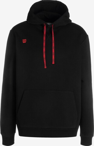 WILSON Sweatshirt in Zwart: voorkant