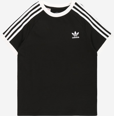 Marškinėliai 'Adicolor 3-Stripes' iš ADIDAS ORIGINALS, spalva – juoda / balta, Prekių apžvalga