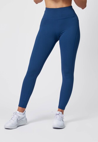 Skinny Leggings SNOCKS en bleu : devant
