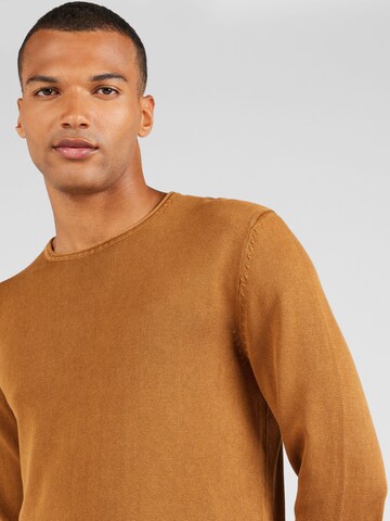 Only & Sons Regular Fit Pullover 'GARSON' i brun