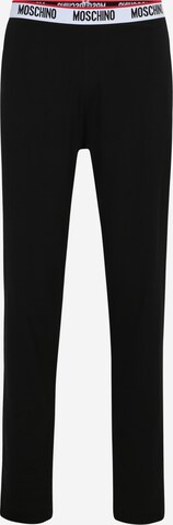 Moschino Underwear Regular Pyjamahose in Schwarz: predná strana