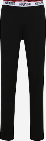 Moschino UnderwearPidžama hlače - crna boja: prednji dio
