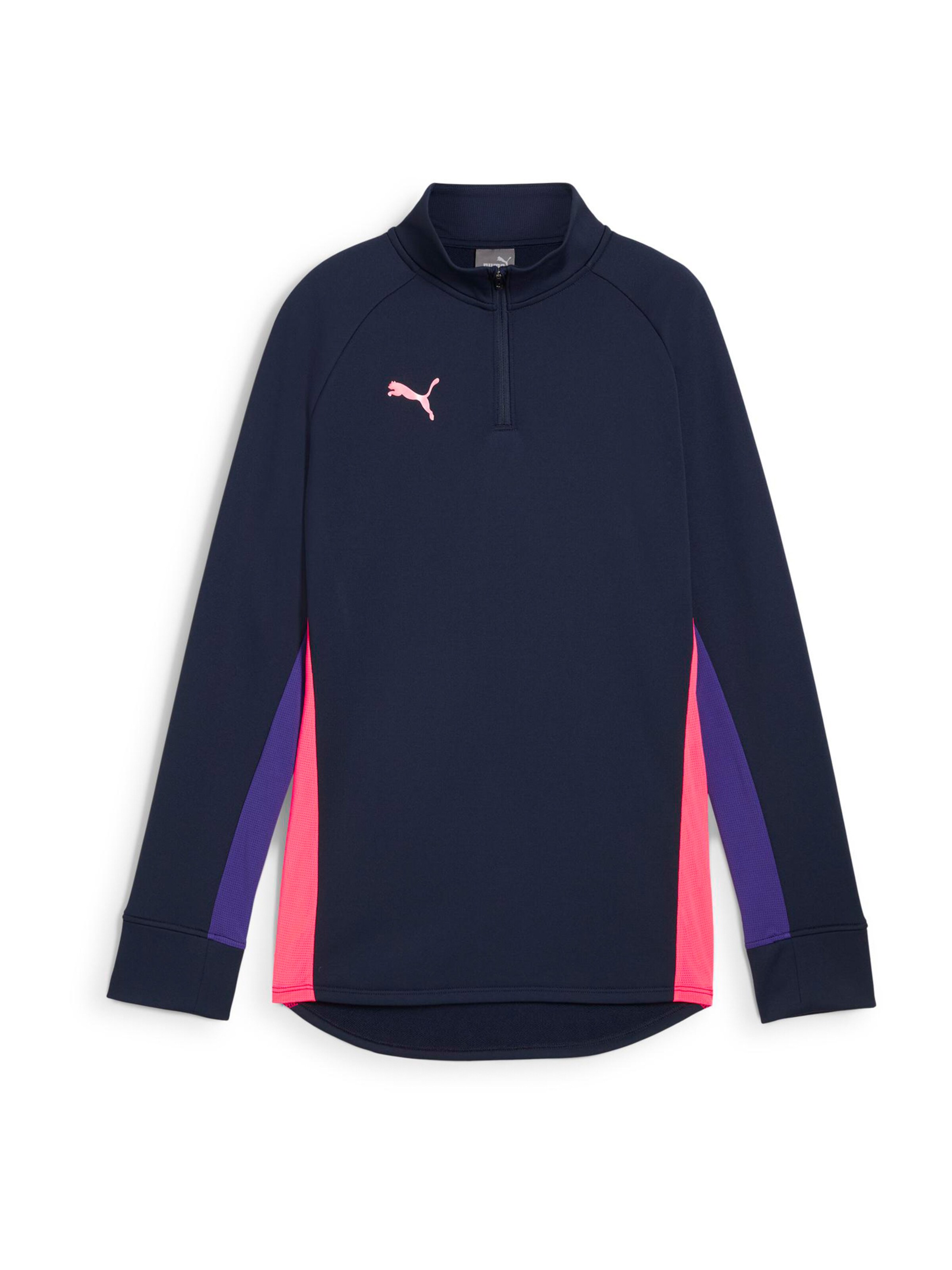 T-shirt fonctionnel 'Individual BLAZE' PUMA en bleu : devant