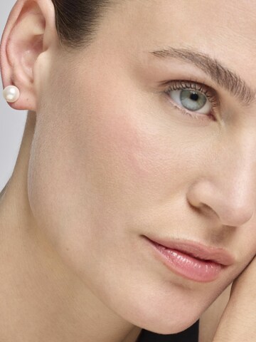 Luxenter Øreringe 'Wasai' i hvid