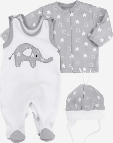 Baby Sweets Set 'Little Elephant' in Grey: front