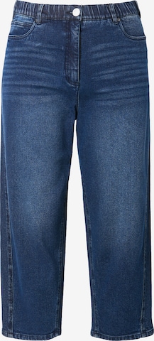 Ulla Popken Jeans in Blauw: voorkant