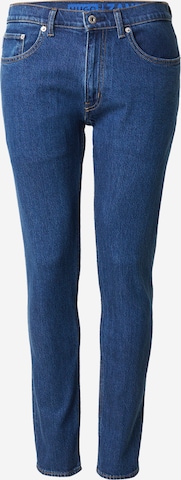 mėlyna HUGO Prigludęs Džinsai 'Zane': priekis