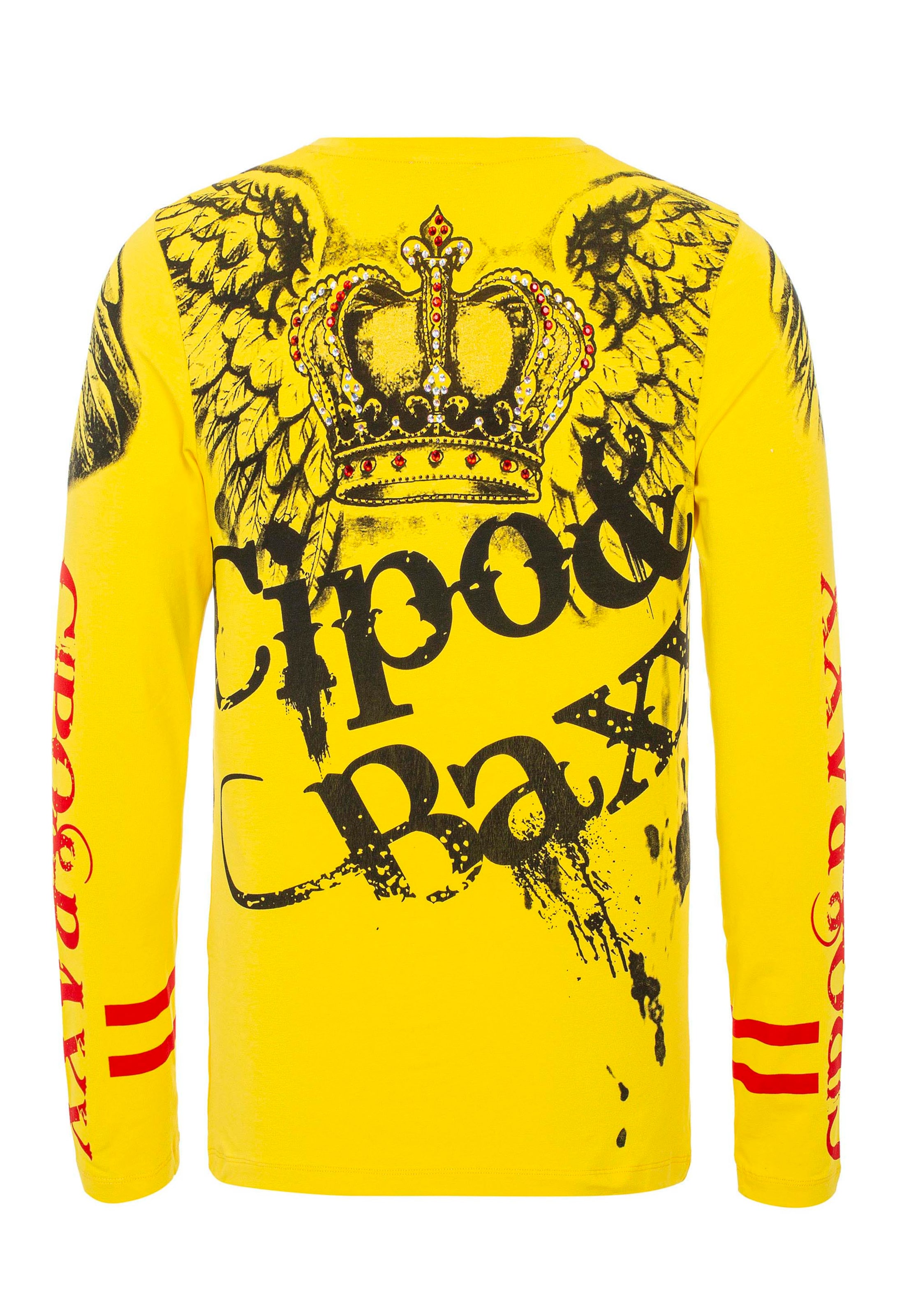 CIPO & BAXX Sweatshirt in Yellow