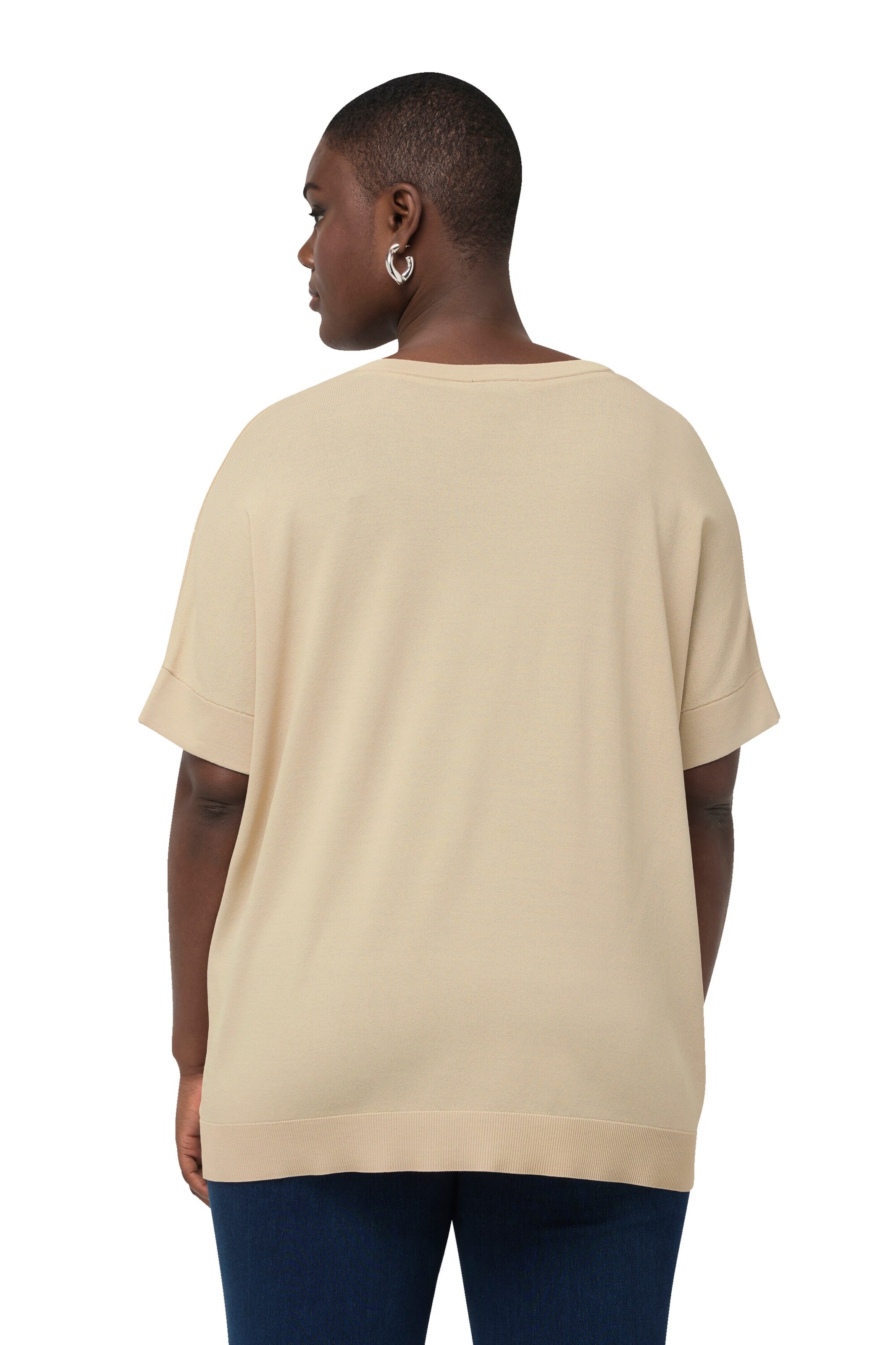 Ulla Popken Sweater in Beige