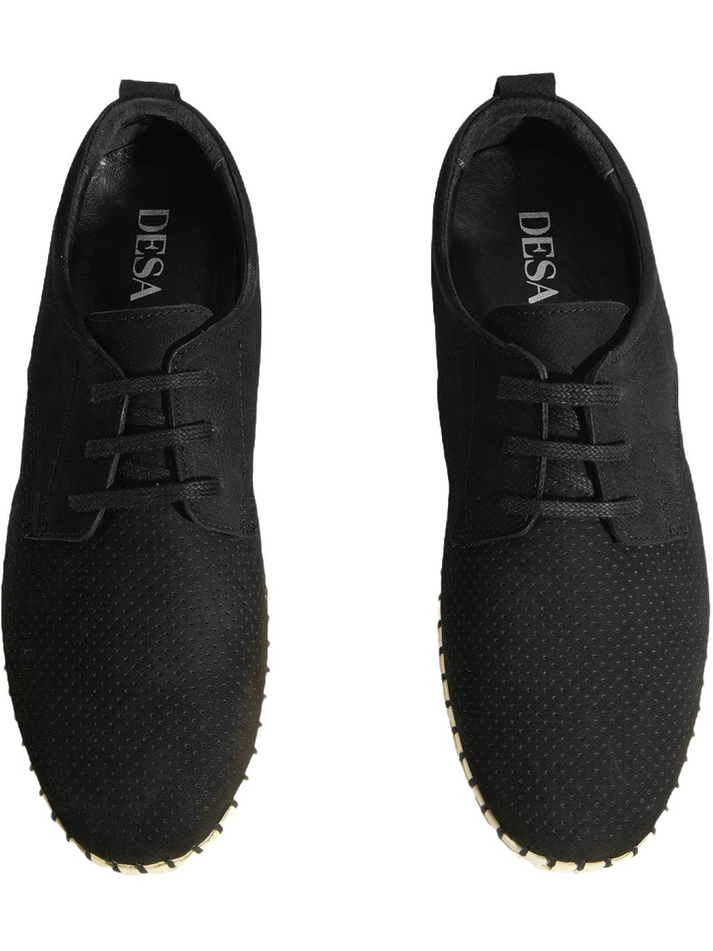 Desa Slip-ons 'Beleg' in Zwart