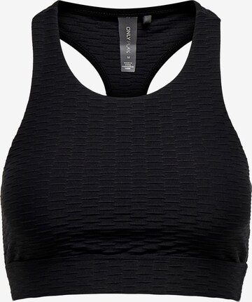 ONLY PLAY Bralette Sports Bra 'Ashua' in Black: front