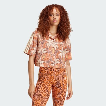 ADIDAS SPORTSWEAR Multifunctionele blouse 'Rio' in Oranje: voorkant