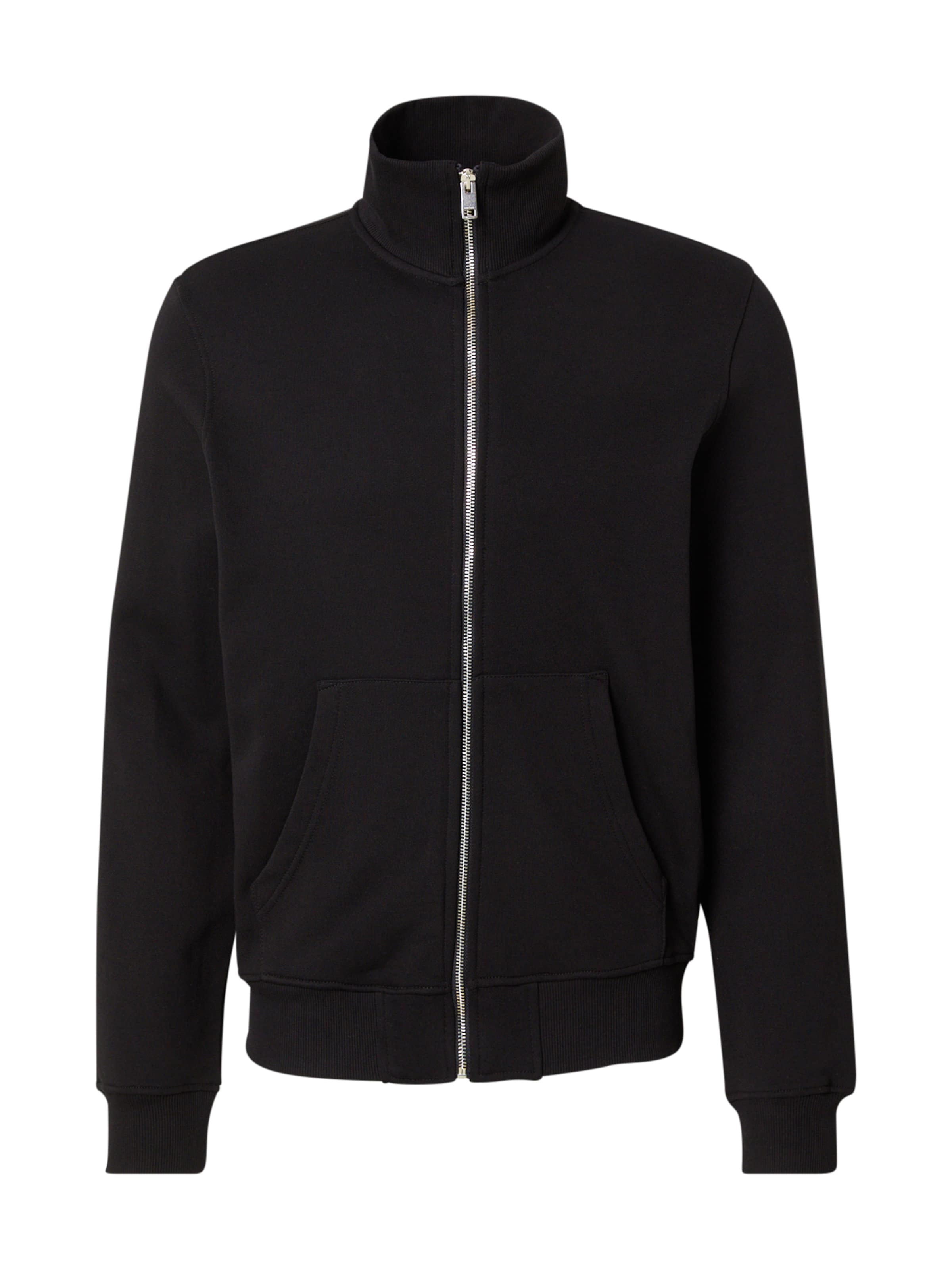 DIESEL Sweatjacke 'S-GINNI' in Schwarz: Vorderseite