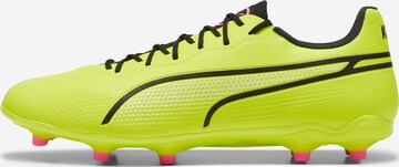 Chaussure de foot 'King Pro' PUMA en vert : devant